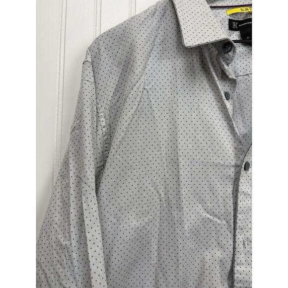 INC International Concepts Shirt Men’s Polka Dot Long Sleeve Button Up XL #78 - Picture 4 of 13